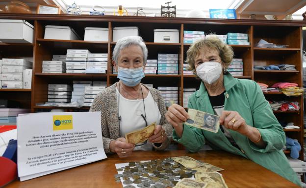 Pesetas para los refugiados