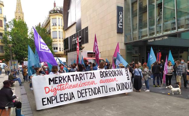 La campaña de rebajas arranca con paros y movilizaciones