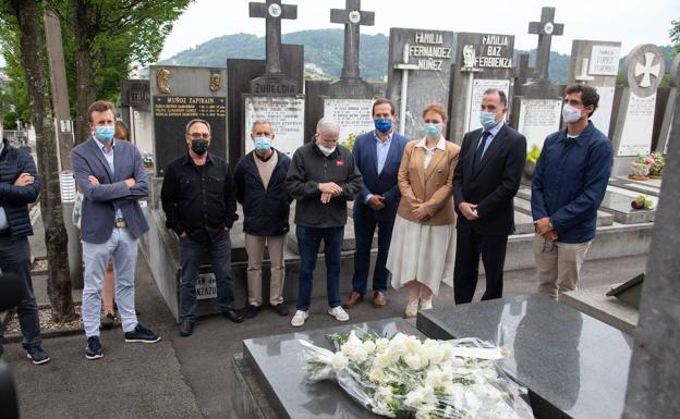 El PP vasco rinde homenaje a Zamarreño, «un héroe de la libertad»