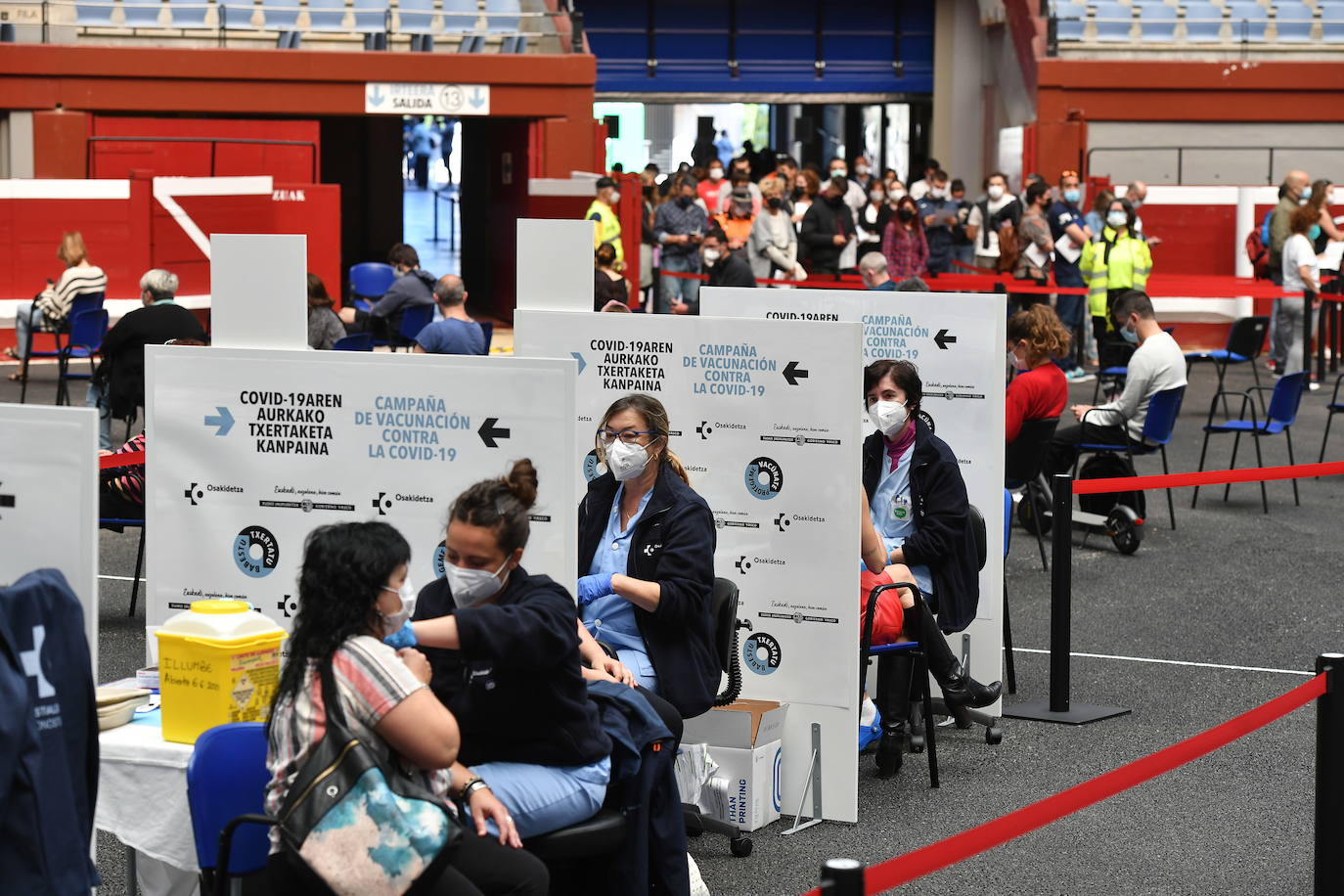 Sagardui avanza una reordenación en verano de los puntos de vacunación «para ser más eficientes»