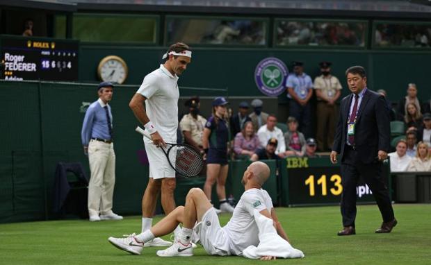 Los resbalones deslucen Wimbledon