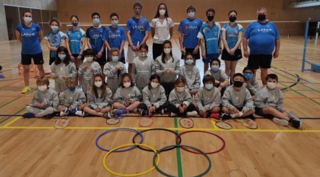 Clara Azurmendi, en Aldapeta María ikastetxea