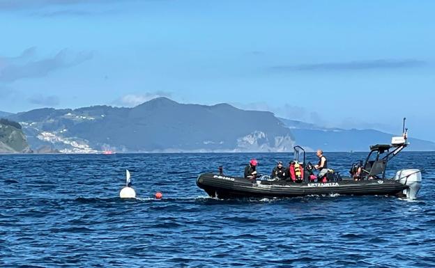 Localizan el cuerpo sin vida del submarinista zarauztarra en Lekeitio