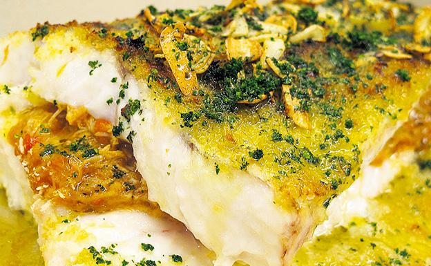 Receta de merluza rellena de txangurro de David de Jorge