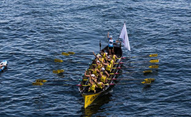 Orio está abonada a las banderas por 'foto finish'