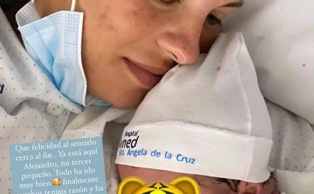 Nace Alejandro, el segundo hijo de Jessica Bueno y Jota Peleteiro