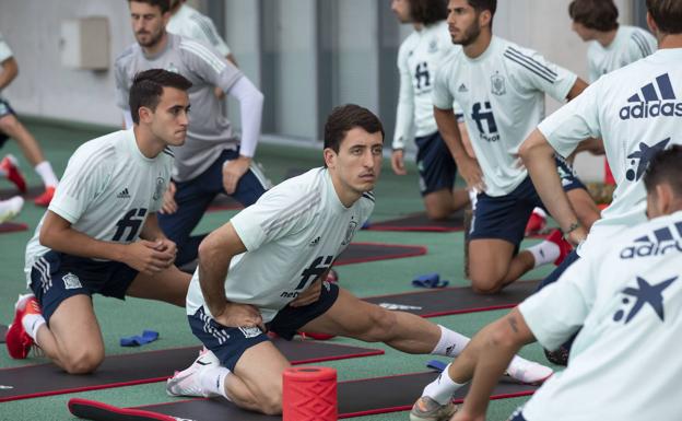 Mikel Oyarzabal entrena por primera vez con la selección olímpica