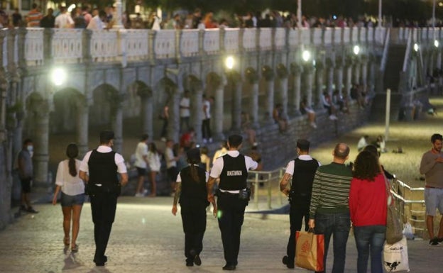 38 denuncias por infringir la norma sanitaria en el primer fin de semana de 'toque de queda' en Gipuzkoa