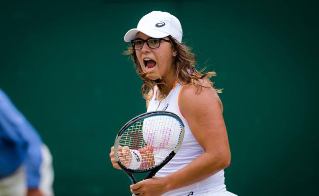 Mintegi, del puesto 720 al 475 en el ránking WTA