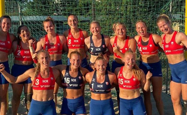 Sancionan a Noruega por no jugar en bikini el Europeo balonmano playa