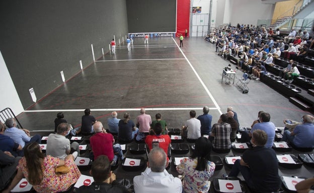 Las empresas de pelota mantienen el aforo del 60% con máximos de 800 y 600