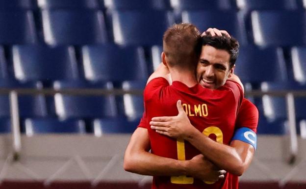 Un gol de Mikel Merino da el pase a los cuartos de final a la selección española