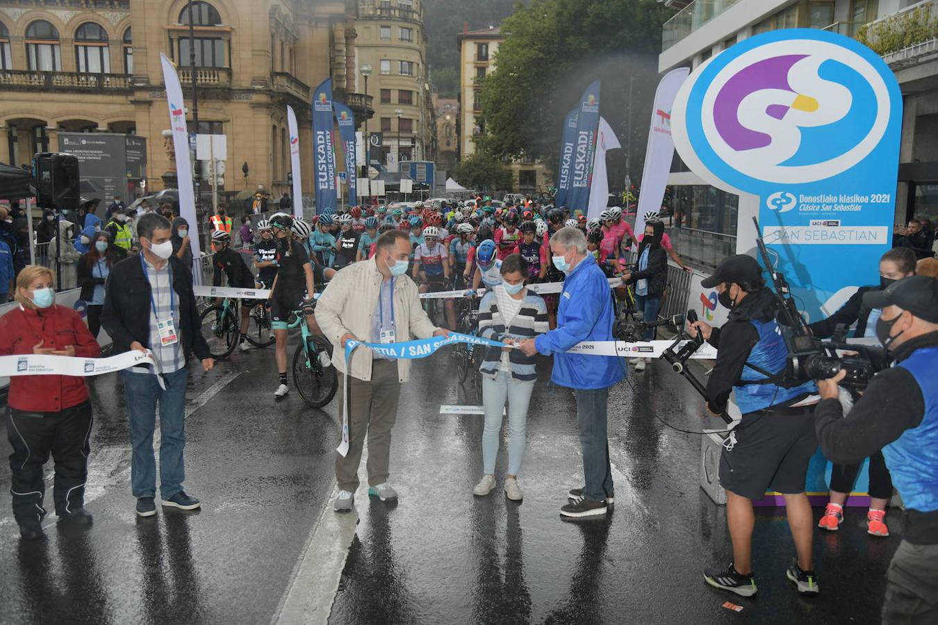 Salida de la Clásica San Sebastián
