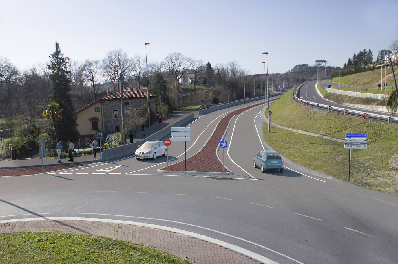 La boulevarización de Añorga estará completada a final de año