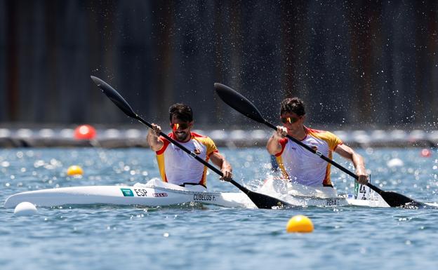 El zumaiarra Iñigo Peña y Cubelos cumplen y ya están en semifinales del K2 1000