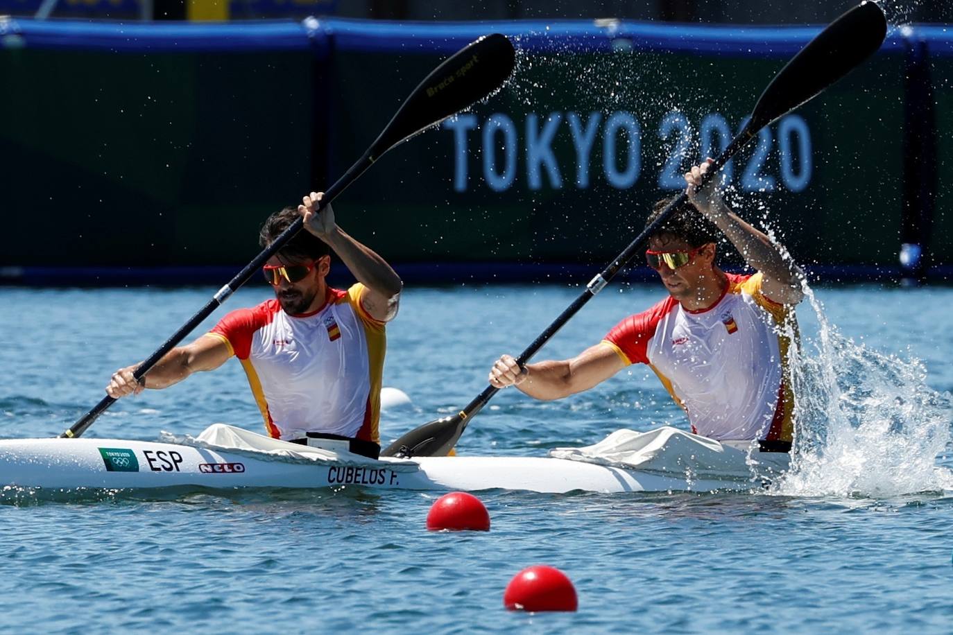 El zumaiarra Iñigo Peña y Paco Cubelos, sextos en la final de K2 1000