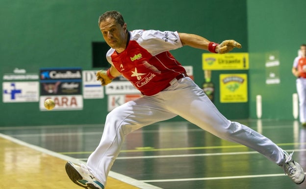 Pelotaris en rachas opuestas