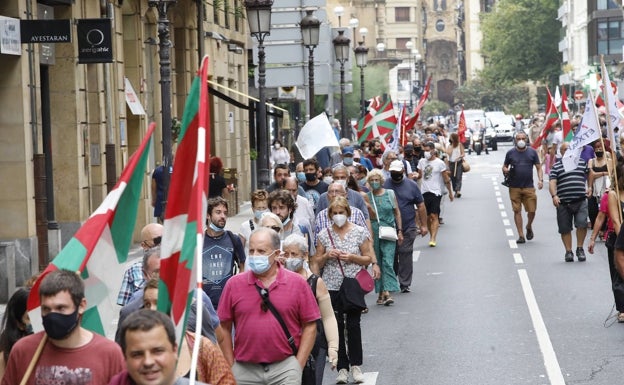 Marcha en Donostia para «recuperar las soberanías»
