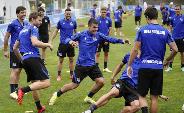 El plan de trabajo de la Real Sociedad esta semana antes de verse las caras con el Rayo Vallecano