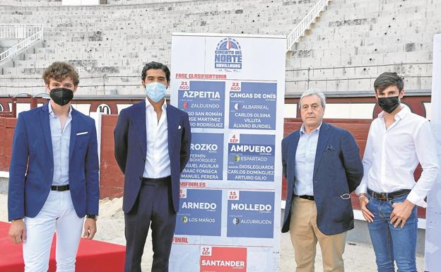 Tres novilleros con ansias de triunfo esta tarde en la plaza de Azpeitia