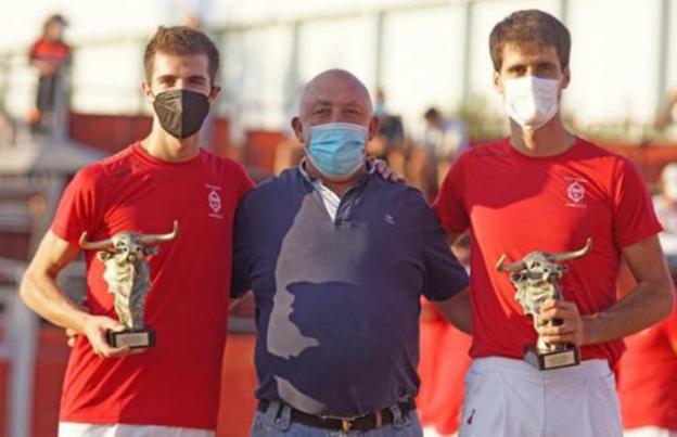 Ander Lizarralde y Xabier Iturralde ganan el Campeonato de Anillas de Marcilla