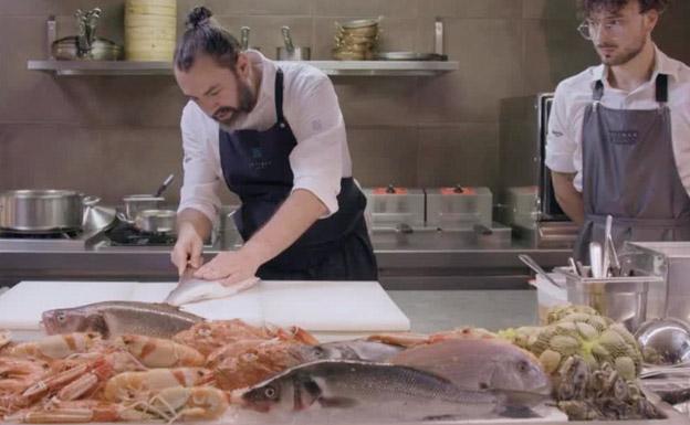 Receta de lubina y sus diferentes cortes de Rafa Zafra