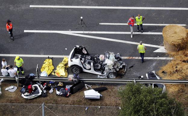 Un jueves negro en la red viaria guipuzcoana se cobra la vida de tres jóvenes holandeses