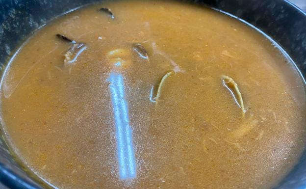 Receta de sopa de pescado Abarka de Natxo Gracia
