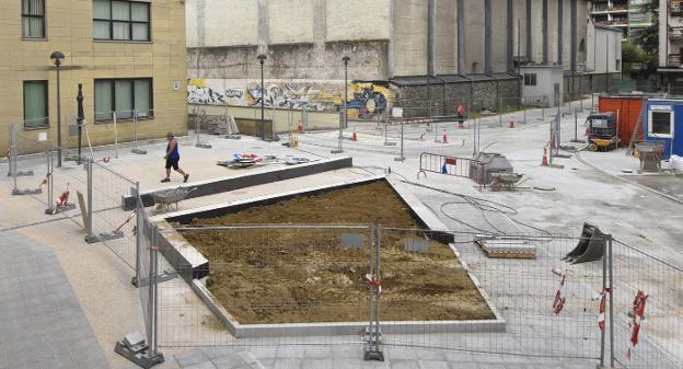 Recta final de Gernikako Arbola, y la rotonda de San Francisco y Paper Kalea, futuras obras