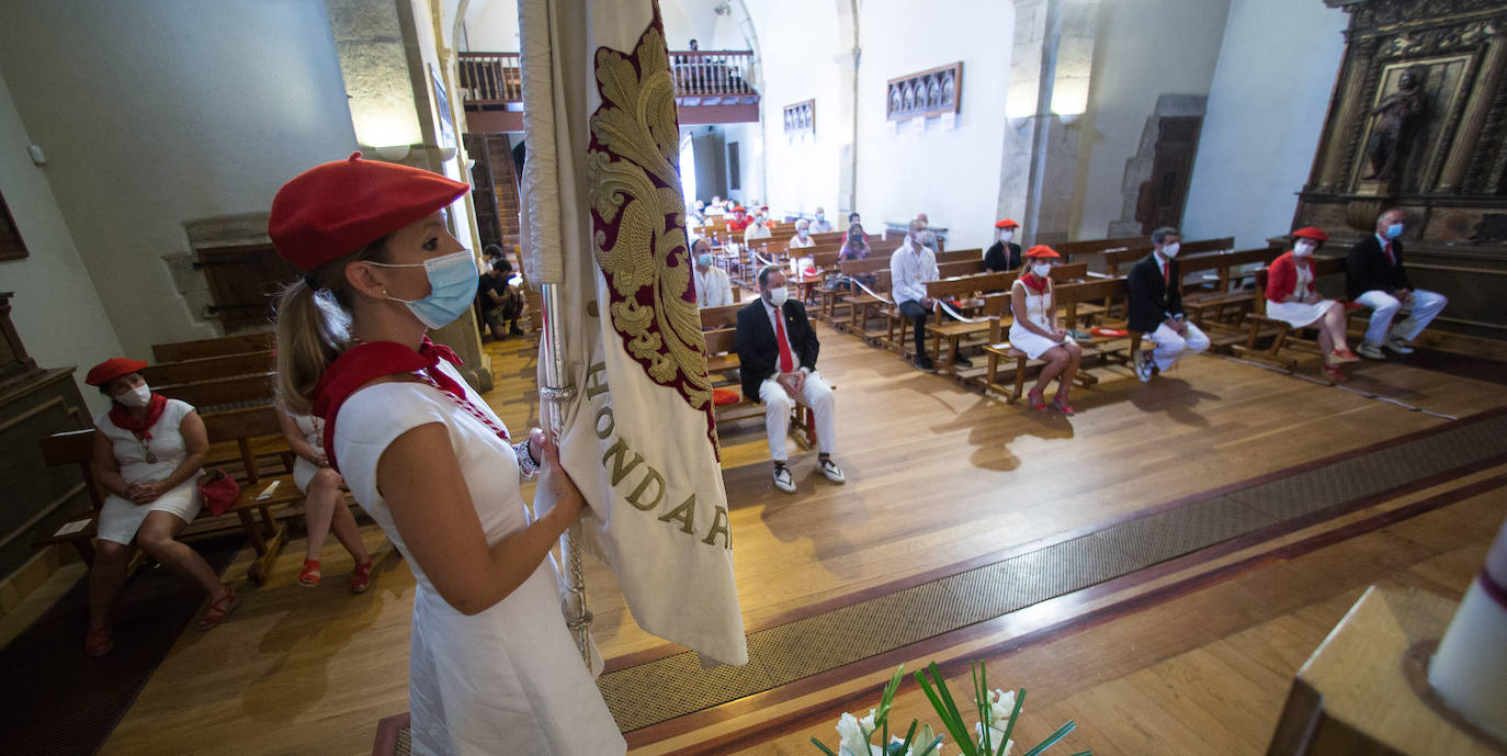 Las imágenes de otro 8 de septiembre atípico en Hondarribia