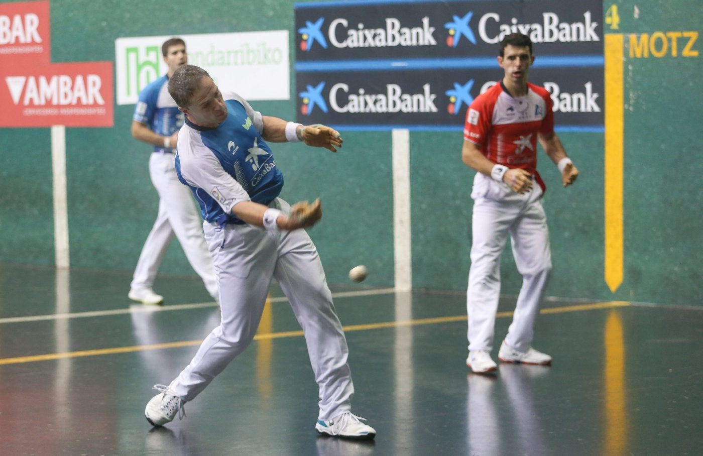 Zabaleta domina y Olaizola II remata (7-22)