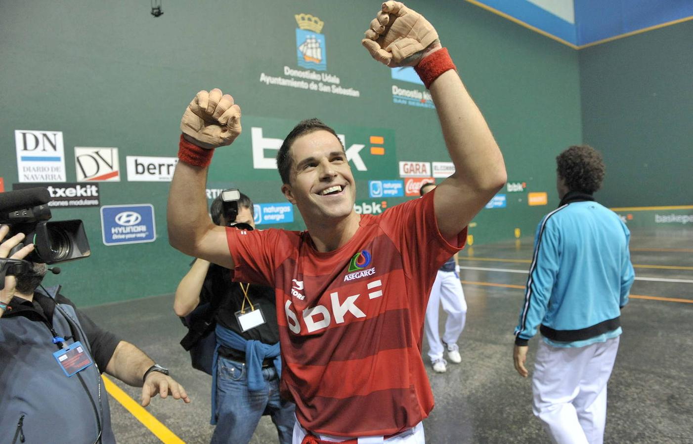 Aimar Olaizola y el adiós a una vida en los frontones