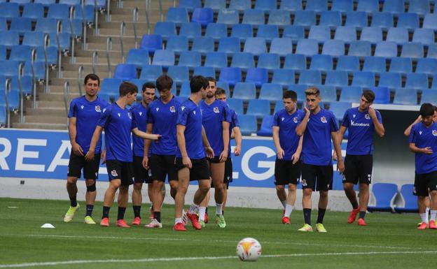 Plan de trabajo fugaz para preparar el choque de Liga contra el Sevilla