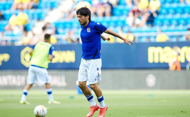 David Silva se lesiona durante el calentamiento