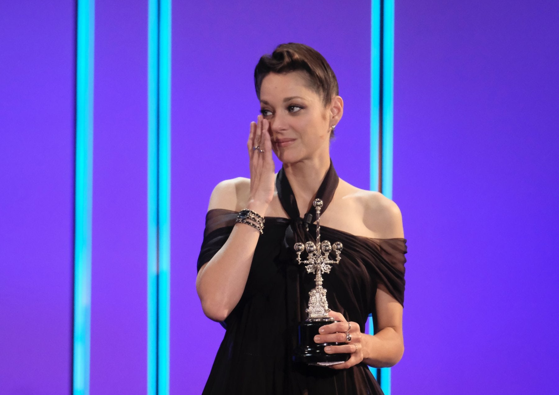 Con Marion Cotillard llegó la emoción al escenario del Kursaal