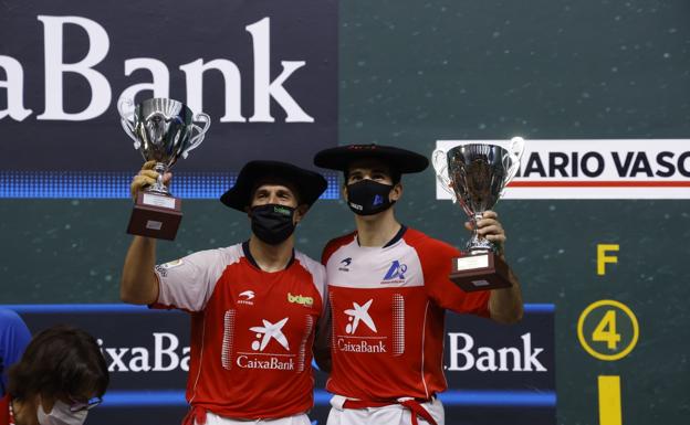 Aimar Olaizola II disfruta su última txapela