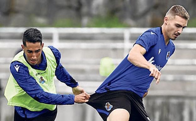 Los soldados del Sanse se cruzan con otro 'gallo' aragonés