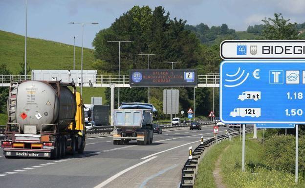 Cruzar Gipuzkoa será tres veces más caro con el futuro canon para todo el recorrido