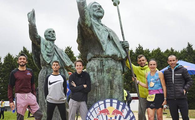 Maite Maiora y su equipo, vencedores en la primera edición del Camino Primitivo