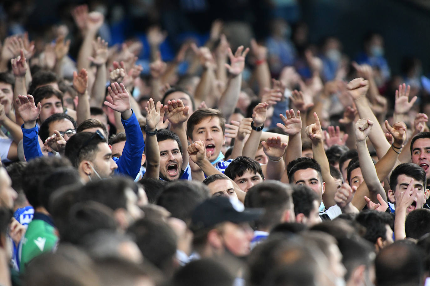 Las mejores imágenes del partido entre la Real Sociedad y el Mónaco en Anoeta