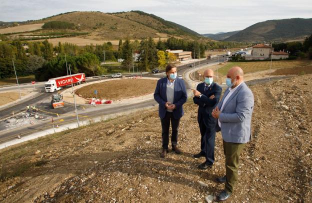 Las obras del primer tramo de la carretera N-121-A, al 82% de ejecución