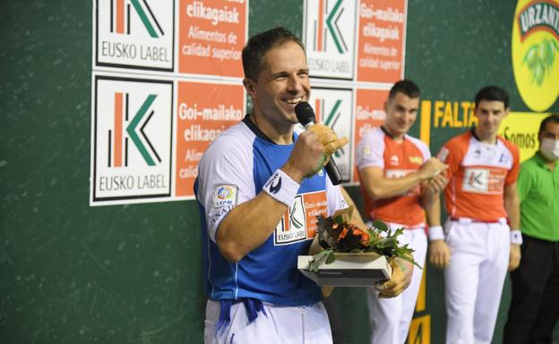 Aimar Olaizola: «Este frontón siempre ha sido especial»