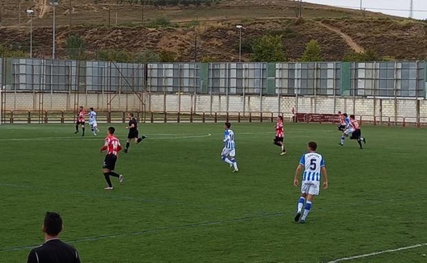 La Real C rescata un trabajado punto en el 81' ante la UD Logroñés B