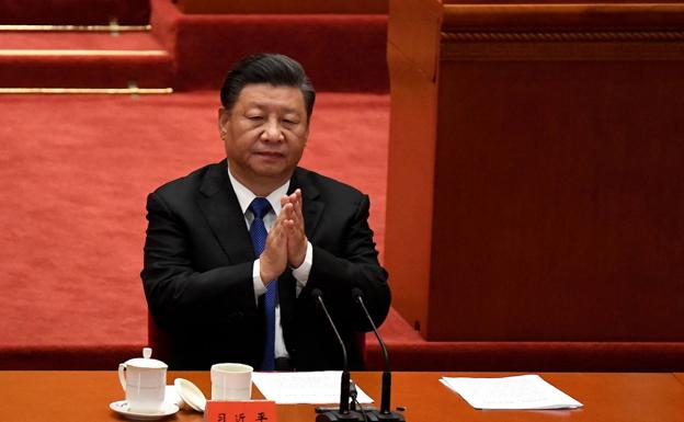 Chinese President Xi Jinping this Saturday in Beijing at a commemorative event.