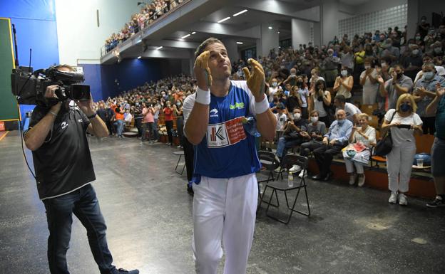 Aimar Olaizola jugará el viernes 22 en Azpeitia y el 29 en Oiartzun