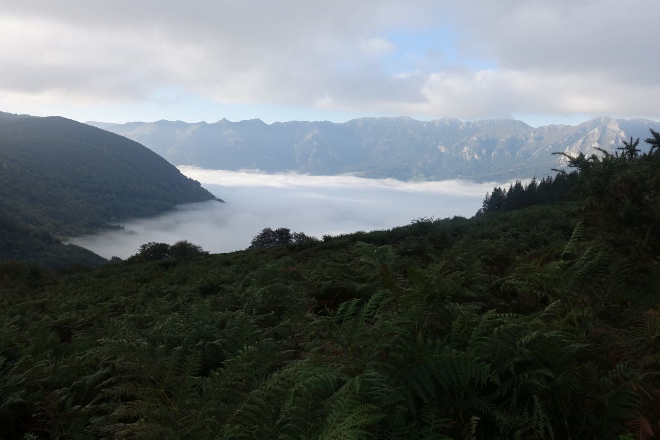 Urkieta, sobre un mar de nubes