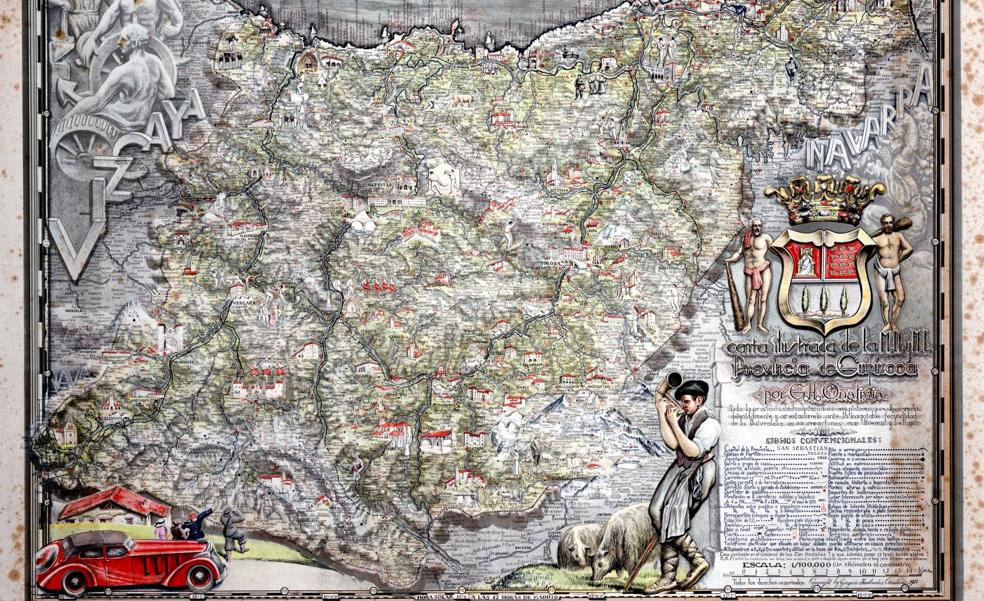 El 'best seller' de los mapas de Gipuzkoa