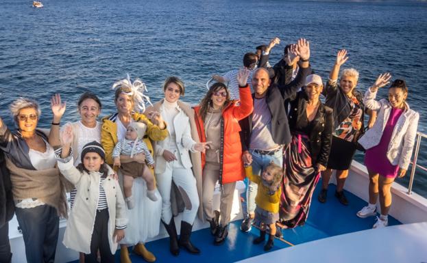 La moda donostiarra luce en el catamarán