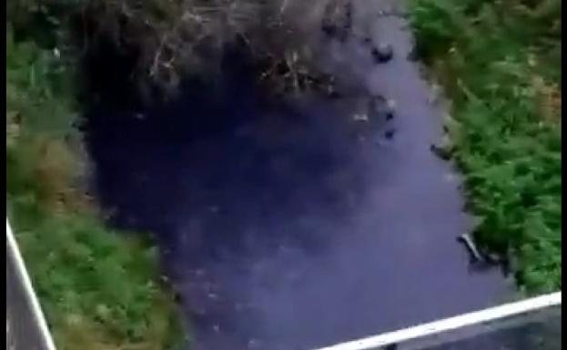 Eguzki denuncia «un nuevo vertido» en el arroyo Amezketa