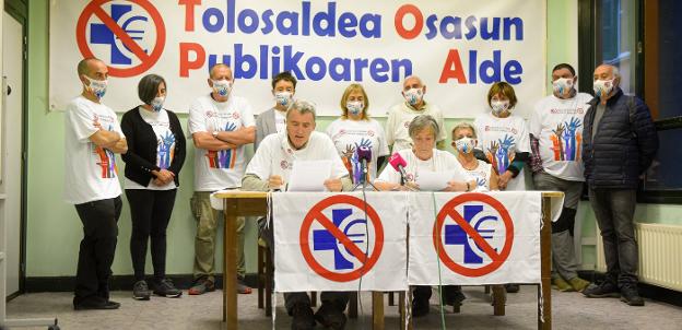 TOPA denuncia «falta de transparencia» y «oscurantismo» en la Sanidad de Tolosaldea